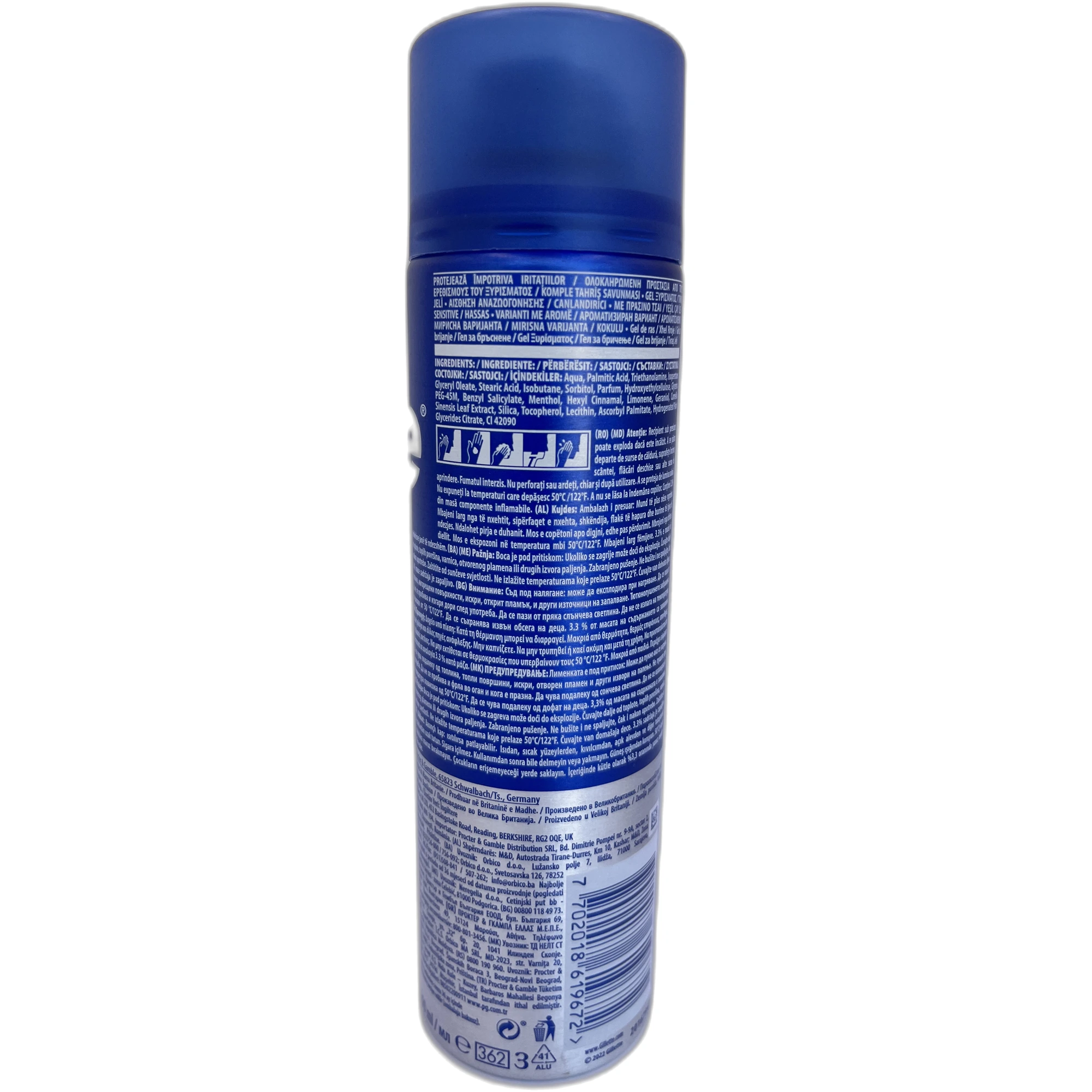 Gel de ras Gillette Series Revitalizing cu Ceai Verde 200 ml