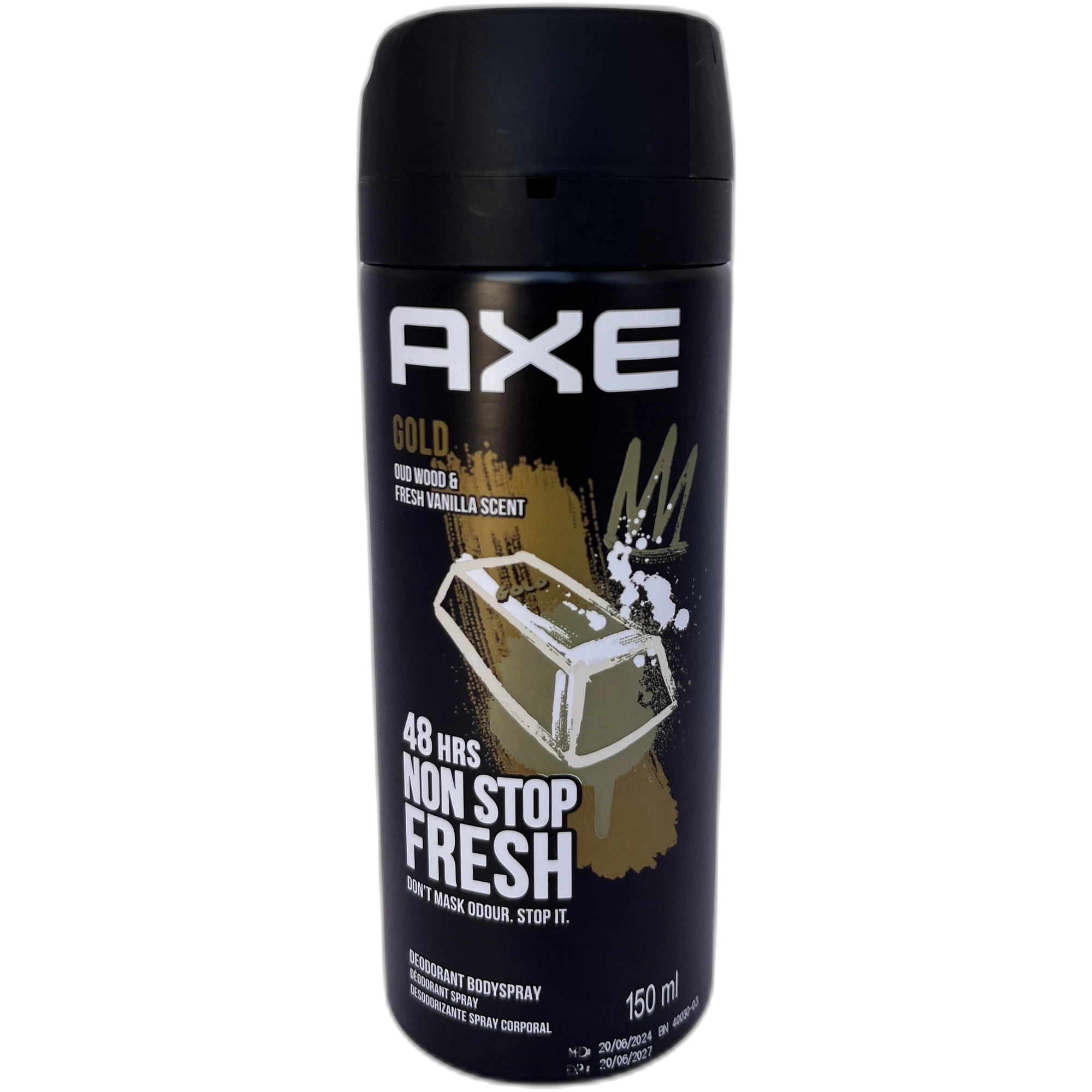 AXE Gold – Oud Wood & Fresh Vanilla – Deodorant bodyspray 150 ml