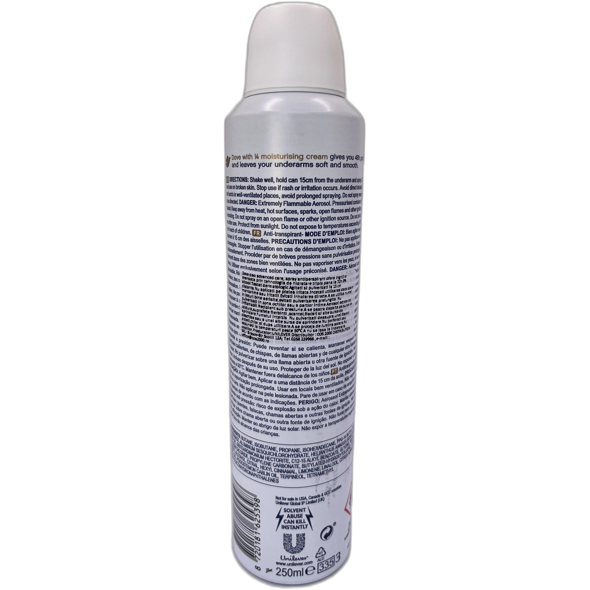 Dove Floral – Deodorant spray 250 ml