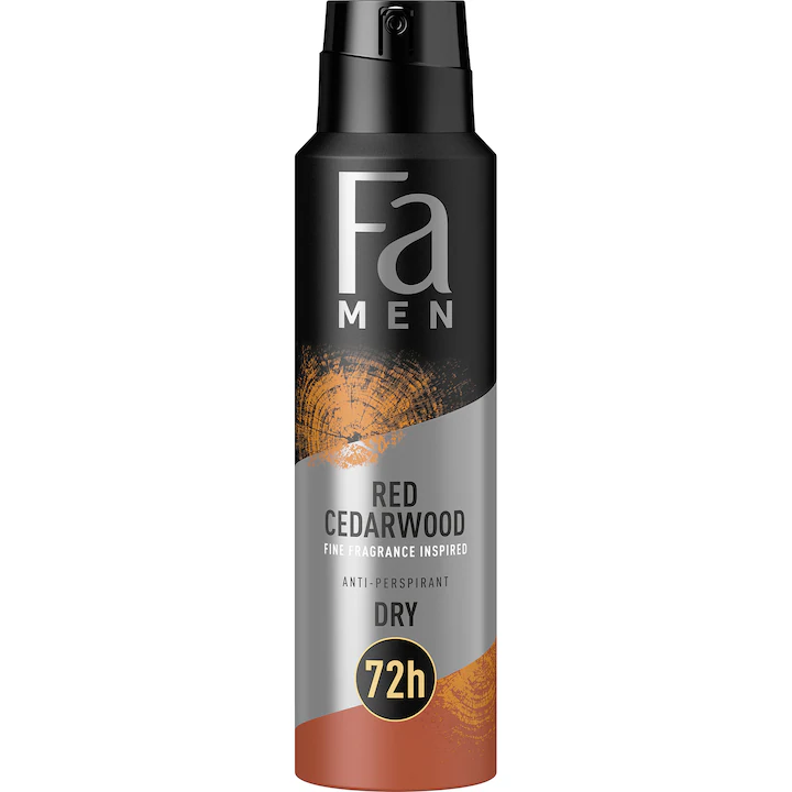 Deodorant spray anti-perspirant Fa Men Red Cedarwood 150 ml