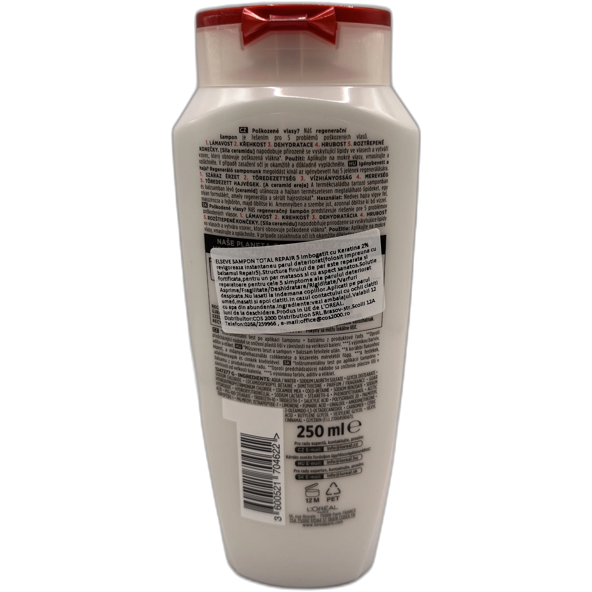 Șampon L’Oréal Paris Elseve Total Repair 5 Regenerant 250 ml