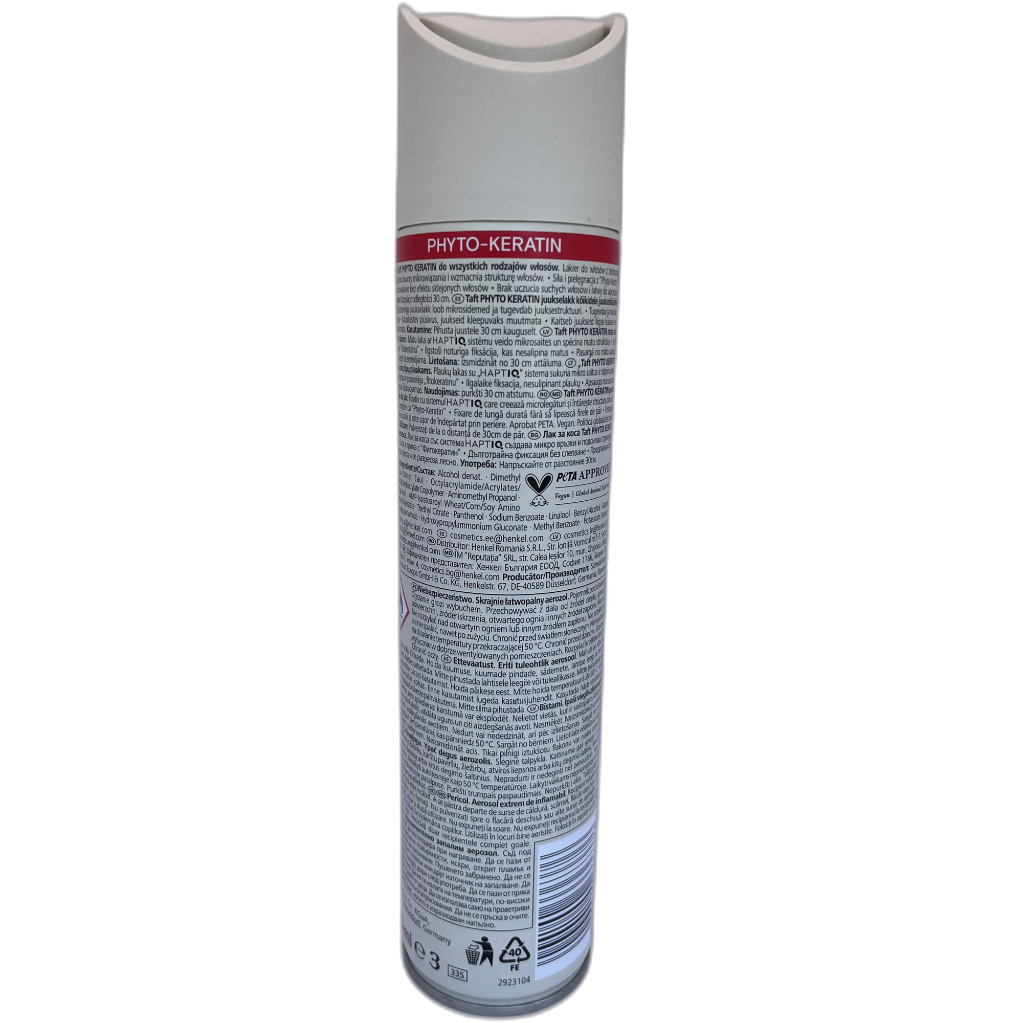 Fixativ Schwarzkopf Taft Phyto Keratin 4 – 250 ml