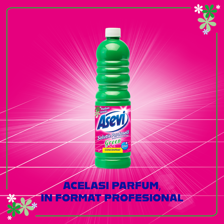 Soluție pardoseli Asevi Profesional Green, 5L