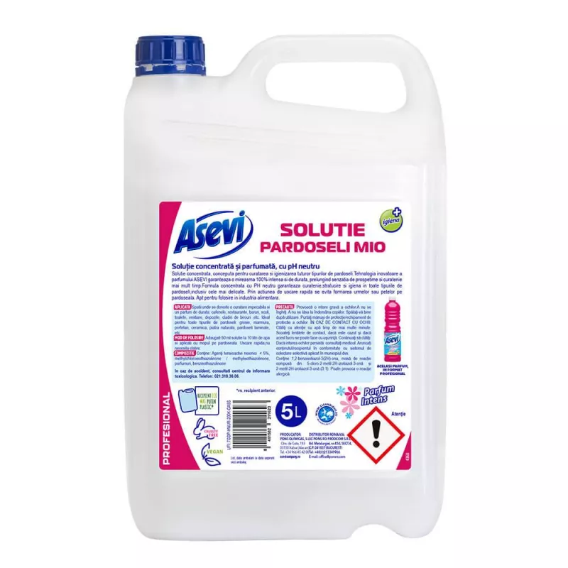 Soluție pardoseli Asevi Profesional Mio, 5L