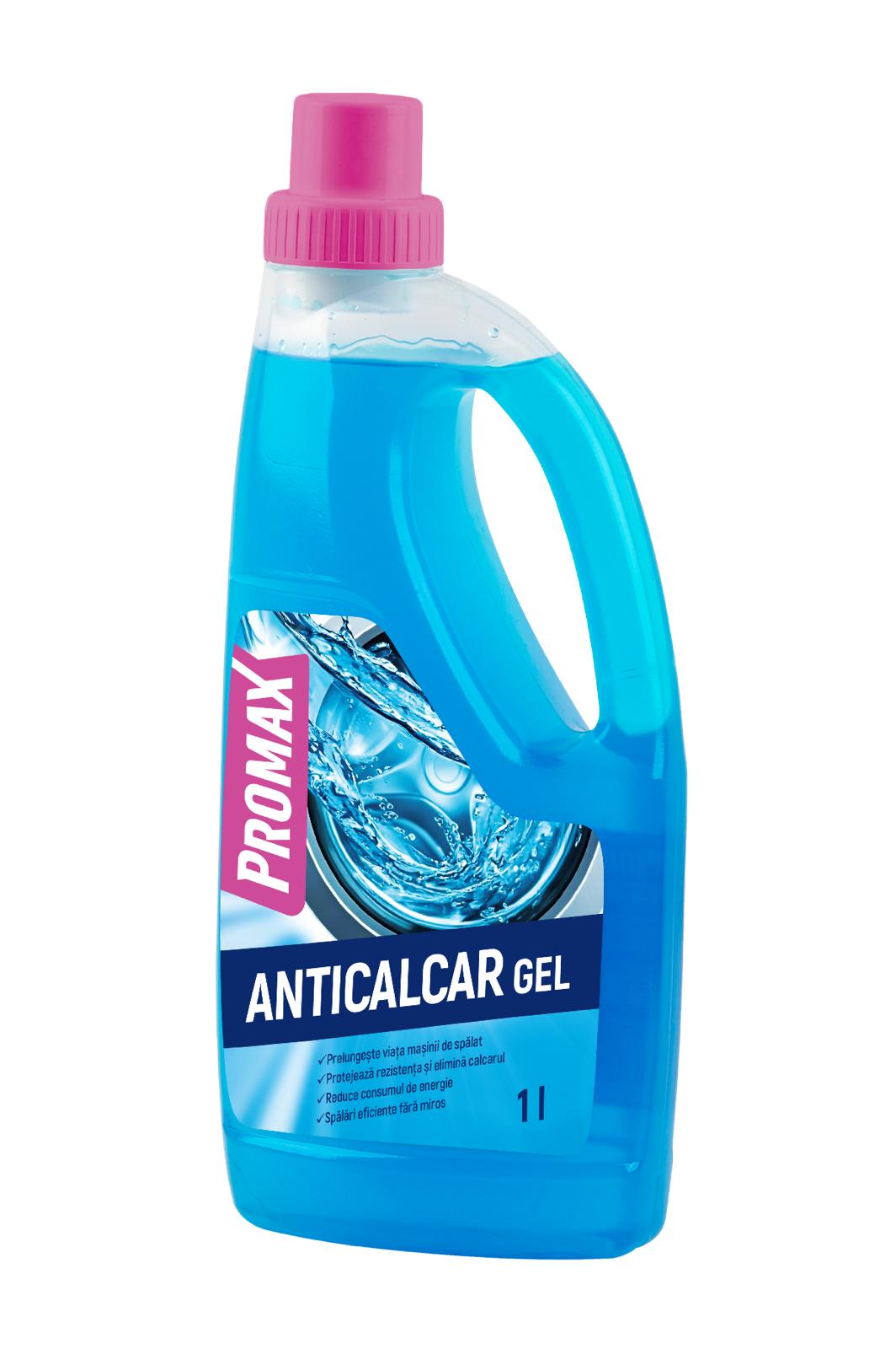 Anticalcar gel Promax pentru masini de spalat, 1L