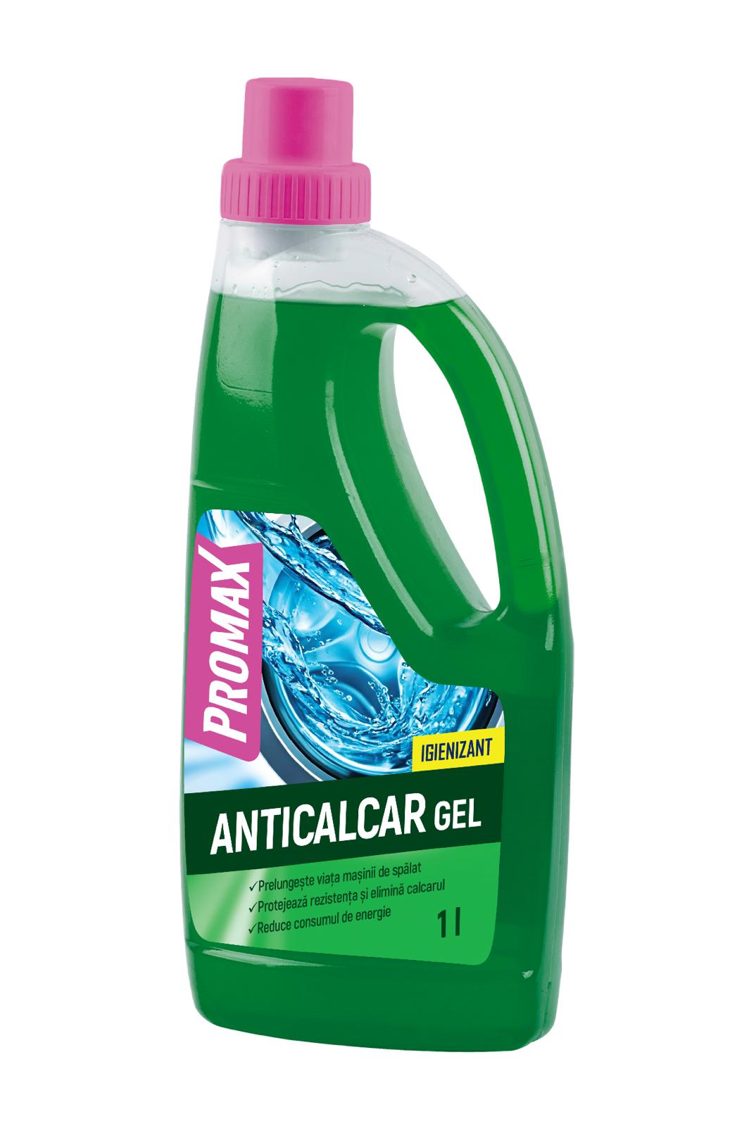 Anticalcar gel Igienizant Promax pentru masini de spalat, 1L