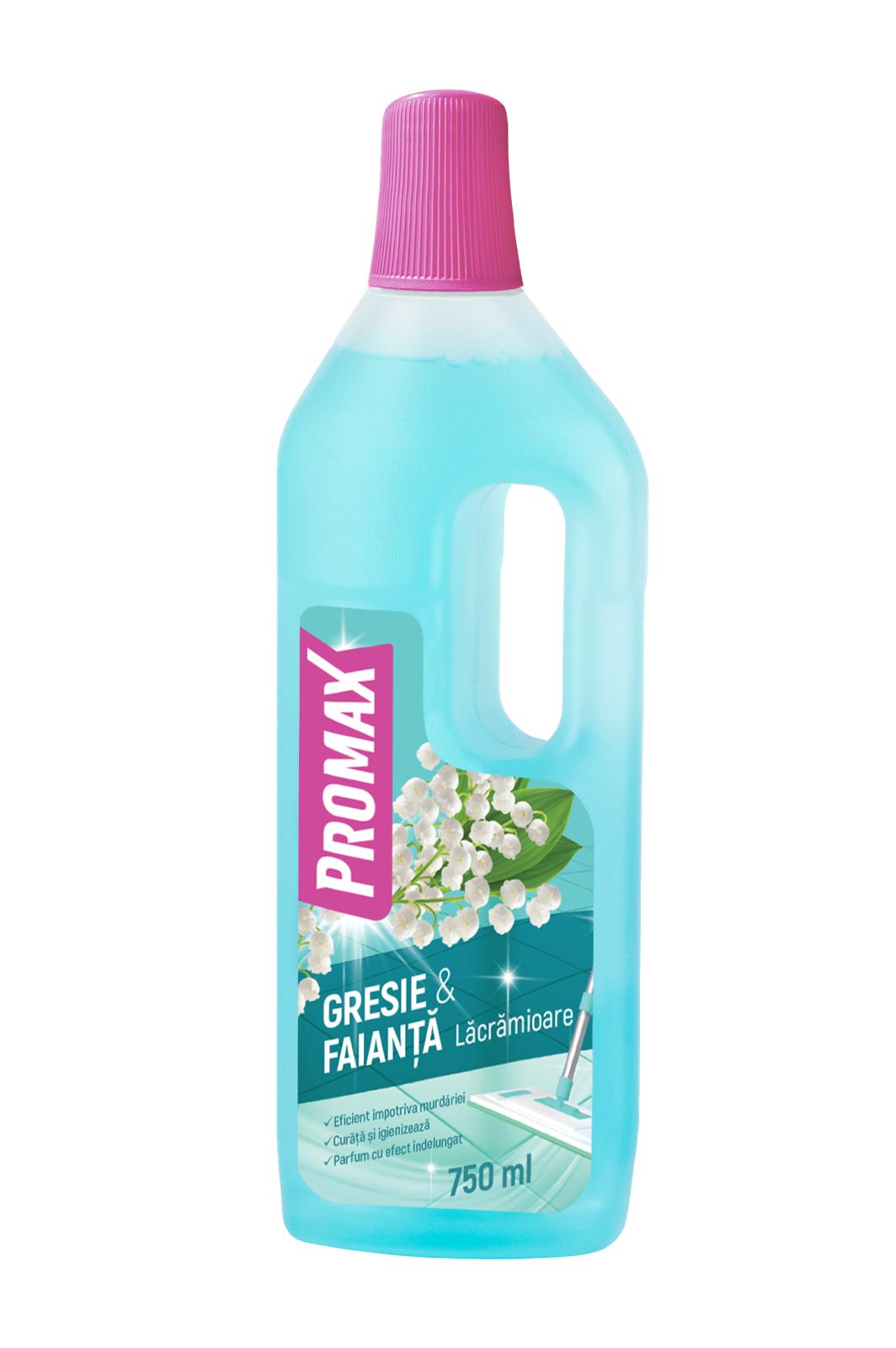 Solutie Gresie si Faianta Promax Lacramioare, 750 ml