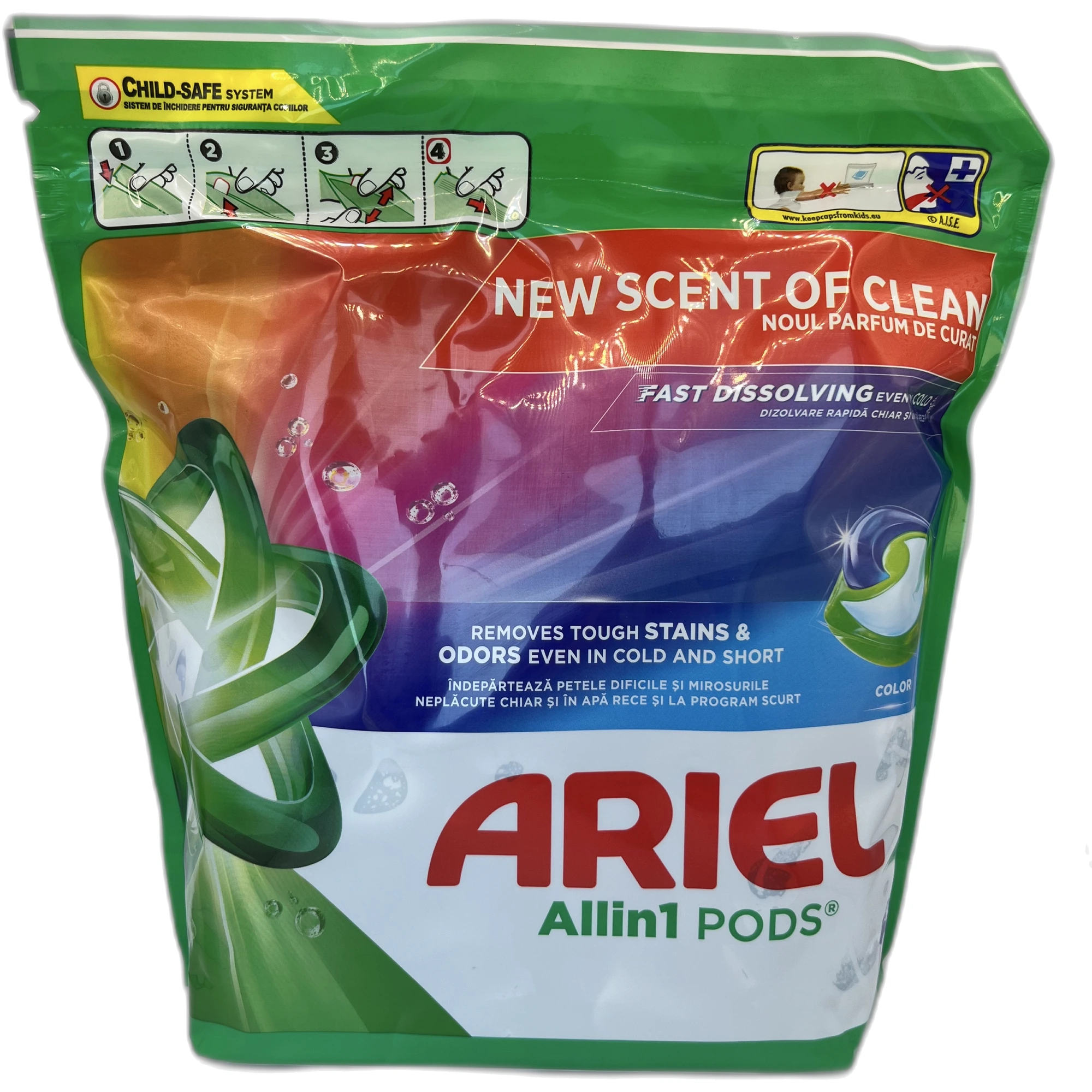 Capsule detergent Ariel All-in-1 Pods Color, 60 capsule